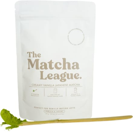 Tea Bar - THE MATCHA LEAGUE. CREAMY VANILLA MATCHA 100 GRAM