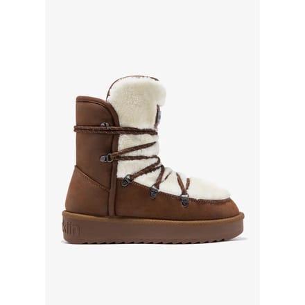 Vrouwen enkelboots met fur D.Franklin Nordic