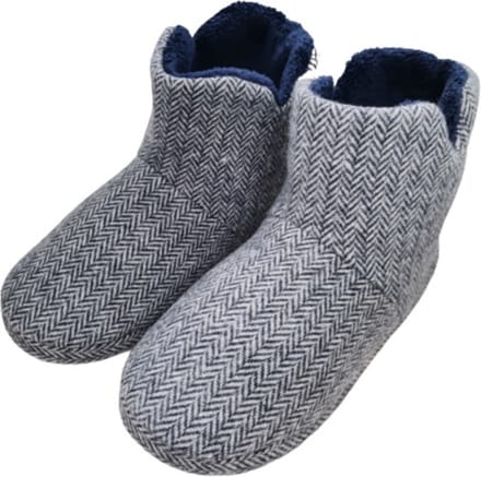 Pantoffels - Antislipzool - Maat 41/42 - Grijs Marineblauw Panduf