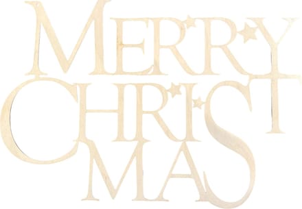 Serenti Indoor Kerstversiering "Merry Christmas"