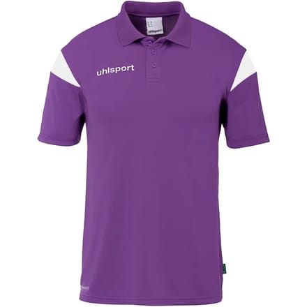 Uhlsport Squad 27 Polo Kinderen - Paars / Purple / Wit | Maat: 152