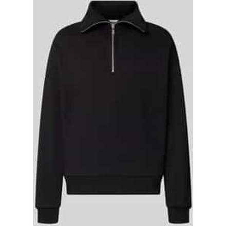 Regular fit sweatshirt van katoenmix met schipperskraag