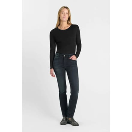 Jeans Le Temps des Cerises Jeans push-up recht hoge taille PULP, lengte 34