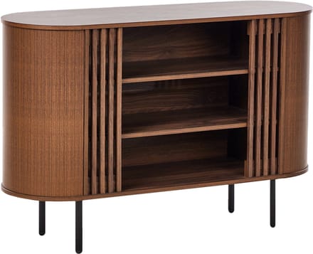 TAROON - Sideboard - Donkerbruin - Vezelplaat