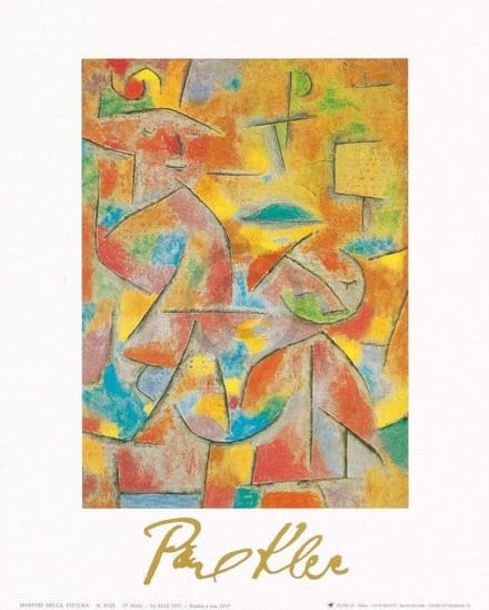 Kunstdruk Paul Klee - Bimba e zia, 1937 24x30cm
