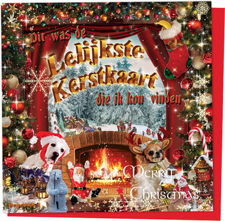 Evert Kwok - Kerstkaarten - Lelijkste kerstkaart - 8 kaarten met envelop