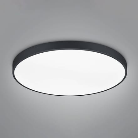 Trio Lighting LED plafondlamp Waco, CCT, Ø 75 cm, matzwart
