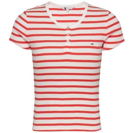 T-shirt Korte Mouw Tommy Hilfiger Slim Button