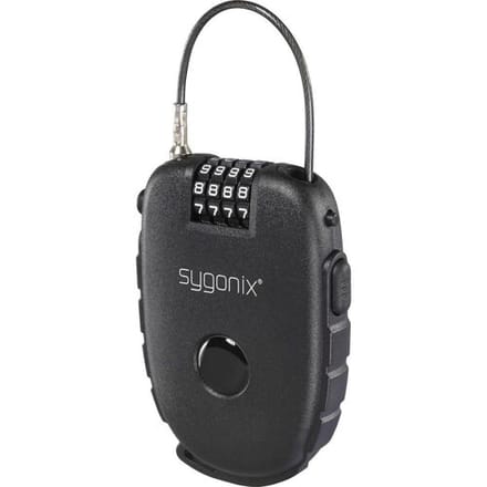 Sygonix Kabelslot Black Cijferslot