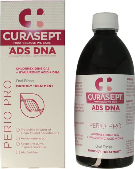 Curasept Perio mondspoeling chloorhexidine ADS 500 Milliliter