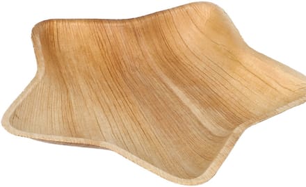 6 Borden, palmblad pure 2,3 cm x 22,3 cm x 20 cm ster