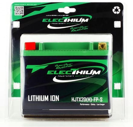 lithium-elekthiumbatterij voor quad can-am 1000 commander xt 2013 tot 2017 hjtx20(h)-fp-s / 12,8v 7ah nieuw