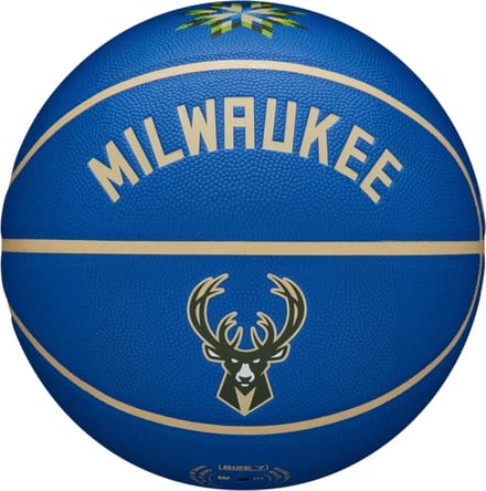 Wilson NBA Team City Collector Milwaukee Bucks Basketbal Maat 7
