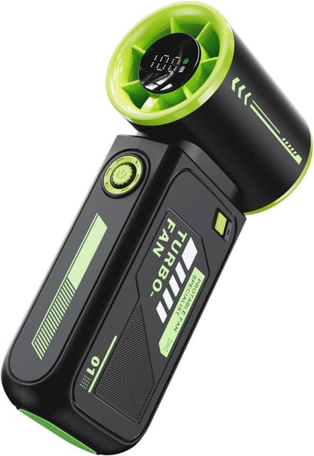 Elektrische Ventilator, Draagbare Verstelbare Koelventilator, Handventilator 3600mAh, Kleine USB Reisventilator Voor Kantoor & Buiten