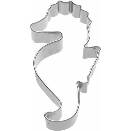 Zeebot Koekjesvorm 9 cm - Metaal, Roestvrij Staal