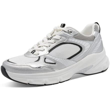 Tamaris dames sneaker 1-23759-45-941 damesschoenen laag model zilver
