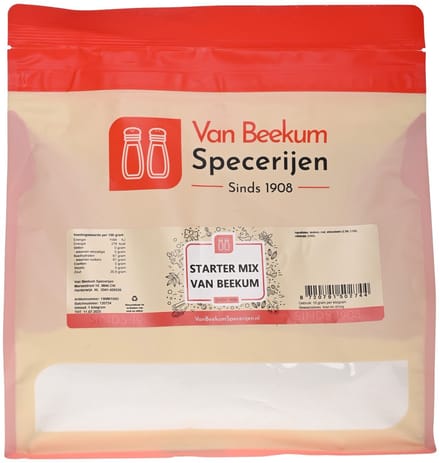 Van Beekum Specerijen - Starter Mix Van Beekum / Startercultuur - 1 KG (hersluitbare stazak)