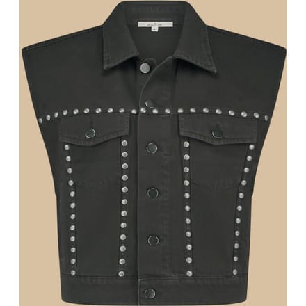 Circle of Trust Lucy Gilet Washed Nero Maat: M | Gilets Outlet | Dames | Zwart