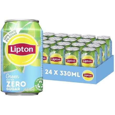 Lipton Ice Tea Green Zero Blik 330mlx24 - 330ml