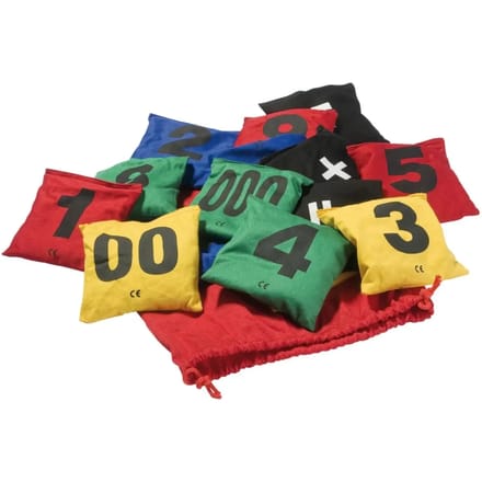 Set van 15 zitzakken met figuren Tanga sports
