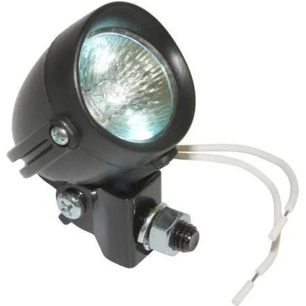 Phare éclairage additionnel noir halogène Replay pour moto scooter Ø40mm Neuf