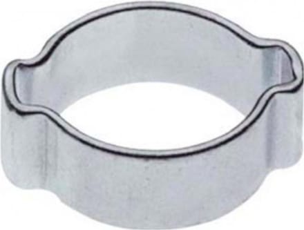 Slangklem - 2 oren 10 mm, roestvrij staal