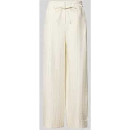 regular fit wijdte broek van mix van lyocell en viscose model 'MARIE-JOHANNE'