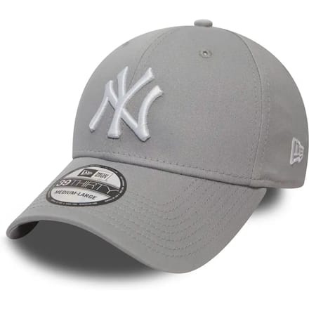 New Era 39THIRTY LEAGUE BASIC New York Yankees Cap - Grey - S/M