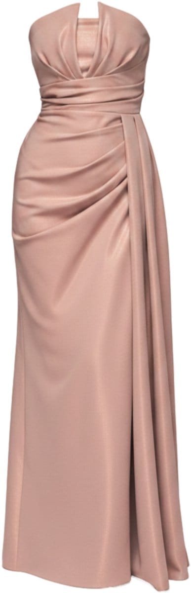 LARICA Jurk - Rits - Effen - Jurk Beige S