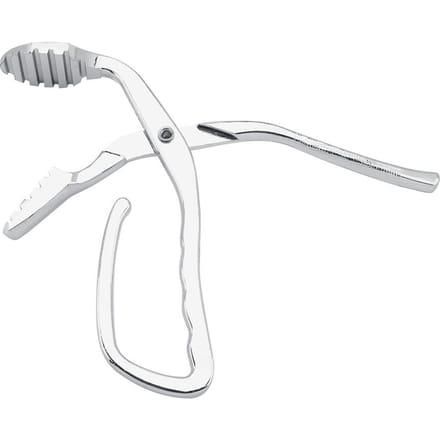 Anti scalding Oven Clip Pliers Grip Grabber for Hot Pot Plate Baking Tray Pan Dish white