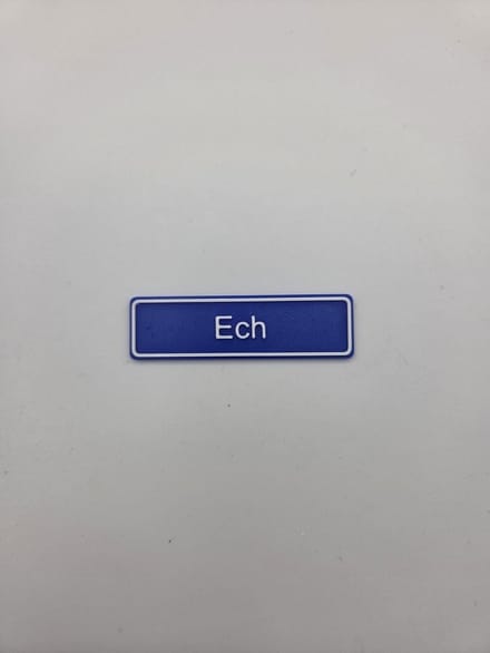3D plaatsnaam speldje Ech