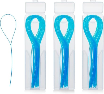Dailygoods - Dental Floss Threader - 150 Stuks voor Diepe Reiniging van Brackets, Bruggen en Implants