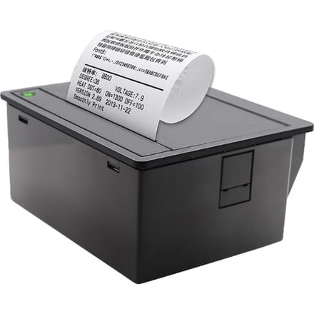 80 mm ingebouwde thermische printermodule met TTL+RS232+USB-verbindingen Ondersteunt ESCPOS-opdrachten 72 mm 0 zwart