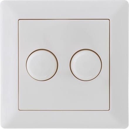 EcoDim Eco-Dim Duo dimmerknop Wit (RAL 9010)