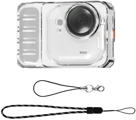 Dailygoods - TPU Beschermhoes voor Actiecamera met Accessoires