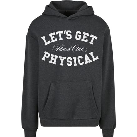 Mister Tee - Let's Get Physical Fluffy Hoodie/trui - S - Grijs