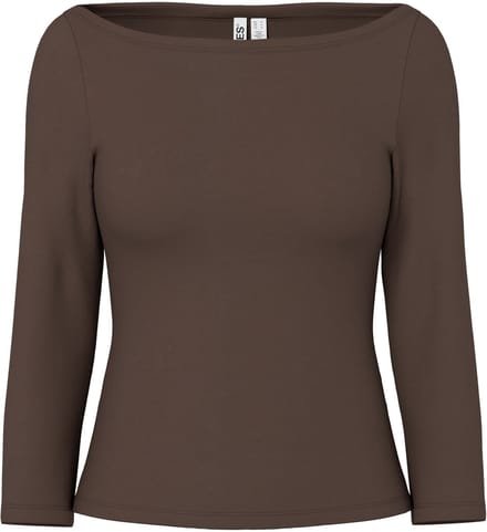 Pieces top met 3/4-mouwen PCPHOEBE BOOTHALS