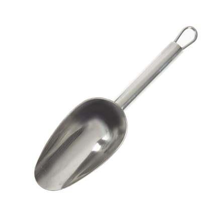 Vogue IJsblokjes schep Gebogen - 200 mm - RVS ijsblokjesschep 5cl