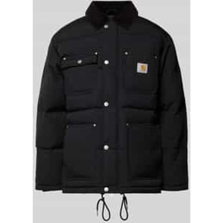 Gewatteerd jack met labeldetail, model 'RAYLER’