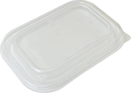 PP deksel voor kraft maaltijd magnetron bak | Inhoud: 300 stuks
