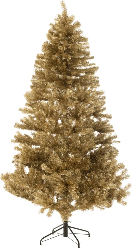 J-Line kerstboom - kunststof - goud - large