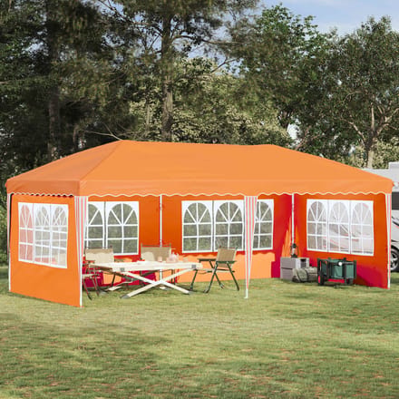vidaXL - Pop-up - Feesttent - 574 - x - 289 - x - 245 - cm - Oranje