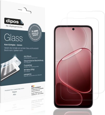 dipos – 2x Pantserfolie geschikt voor Oppo A6s | 9H Screenprotector