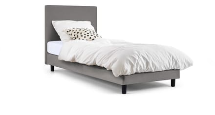 Maxi Box Ambra met Easy Pocket 300 matras - 90 x 200 cm - light grey