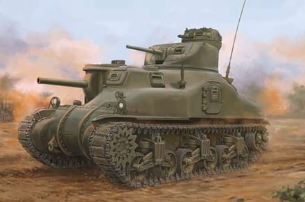Trumpeter Modelbouwpakket Militaire voertuigen - 63516 M3A1 Medium Tank Plastic - 1:35 - Modelbouw