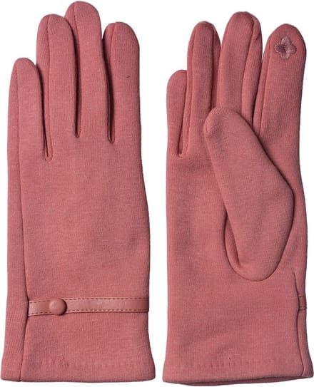 Juleeze Handschoenen Winter 8x24 cm Roze Katoen
