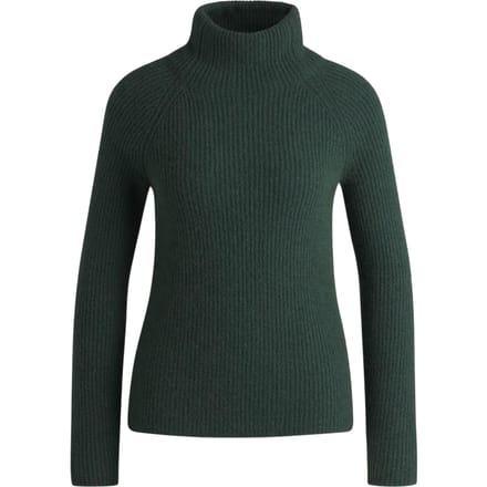 Boss Dames Ribgebreide Regular Raglan Pullover (Groen)