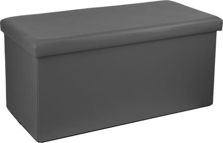 Opvouwbare bankopslagbox 76 cm - Overig - Grijs - Gris - SILUMEN