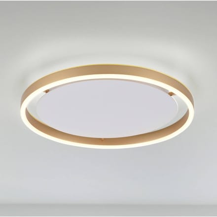 JUST LIGHT. GmbH LED plafondlamp Ritus, Ø 39,3cm mat messing