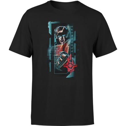 Transformers Sideswipe Glitch Unisex T-Shirt - Zwart - M